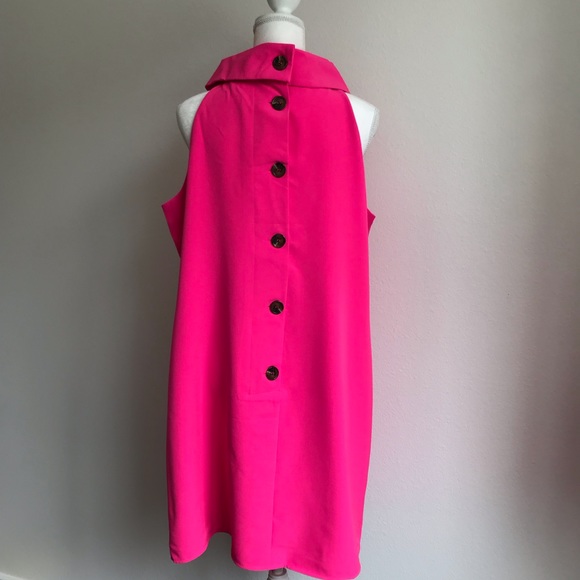 NWT Sail to Sable Hydra Cowl Neck Shift Dress - Picture 4 of 8